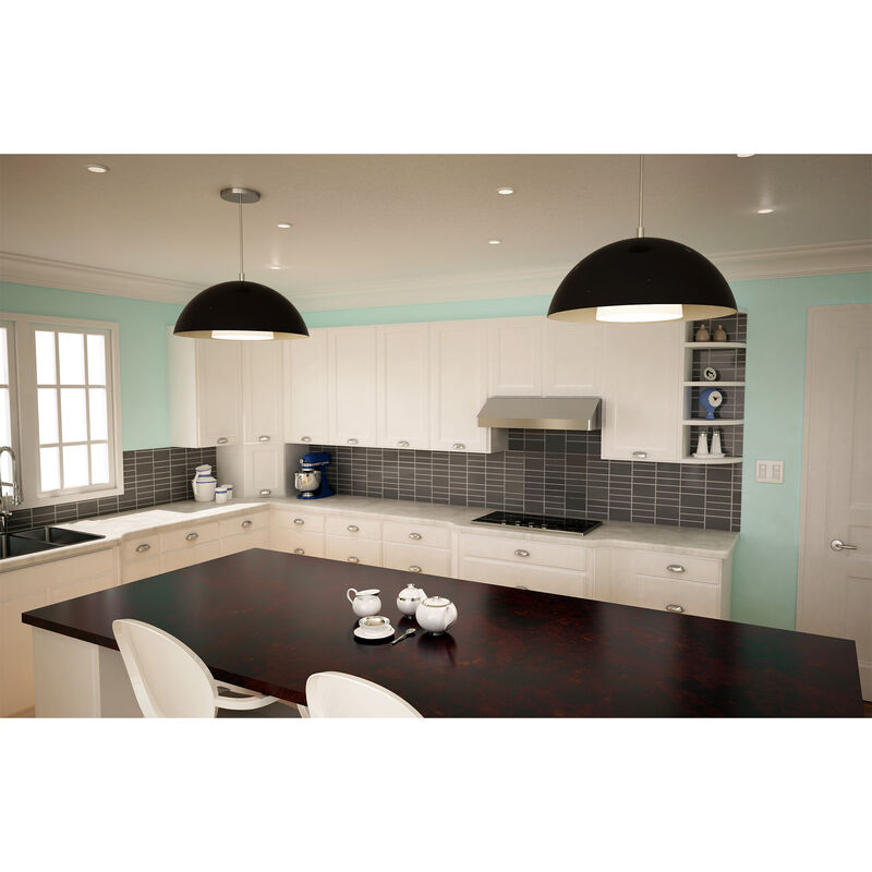 Zephyr 36 in. Convertible Canopy Pro Style Style Range Hood with 400 CFM, 3 Fan Speeds & 2 LED Lights - Stainless Steel, , hires