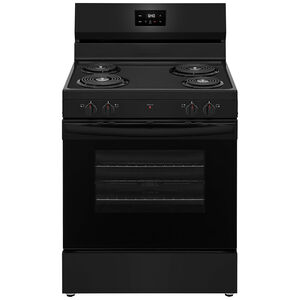 Frigidaire 30 in. 5.3 cu. ft. Electric Range with Coil Burners - Black, Black, hires