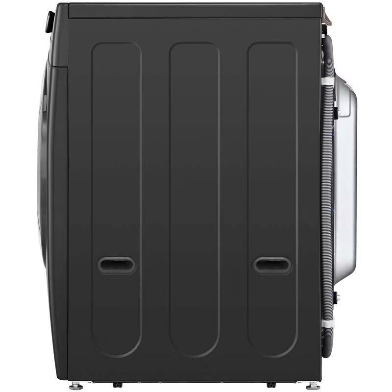 LG 27 in. 5.0 cu. ft. Stackable Front Load Washer with 6 Motion Technology, Tub Clean System & Speed Wash Cycle - Middle Black, , hires