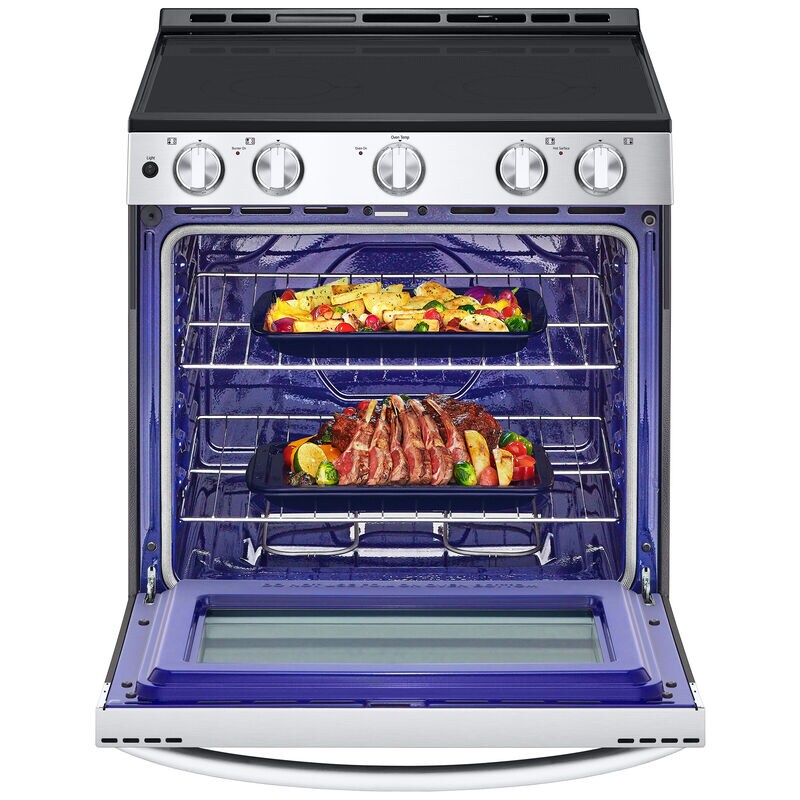 LG 30 in. 6.3 cu. ft. Slide-In Electric Range with Radiant Burners - Stainless Steel, , hires
