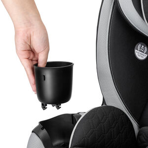 Evenflo Revolve360 Slim 2-in-1 Rotational Car Seat with Quick Clean Cover - Salem Black, Salem Black, hires