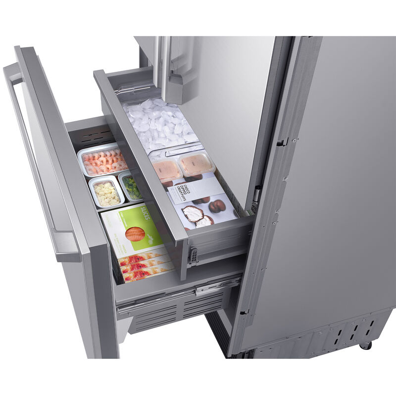 Dacor 36 in. 21.3 cu. ft. Built-In Smart Counter Depth French Door Refrigerator with Internal Water Dispenser - Custom Panel Ready, , hires