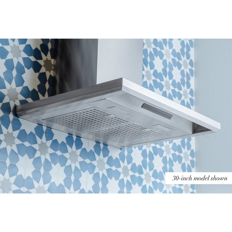 Thermador Masterpiece Series 36 in. Smart Convertible Chimney Style Range Hood with 600 CFM, 4 Fan Speeds & 2 LED Lights - Stainless Steel, , hires