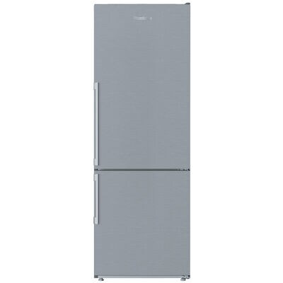 Blomberg 24 in. 11.2 cu. ft. Counter Depth Bottom Freezer Refrigerator with Ice Maker - Stainless Steel | BRFB1046SS