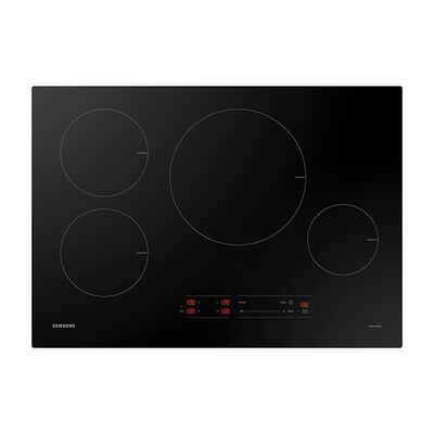 Samsung 30 in. 4-Burner Smart Induction Cooktop with Simmer Burner & Power Burner - Black | NZ30A3060UK