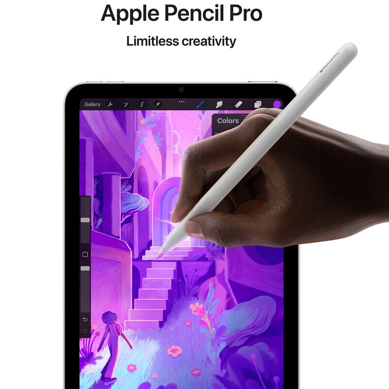 Apple - iPad mini (A17 Pro chip) - Built for Apple Intelligence - Wi-Fi 256GB - Blue, Blue, hires