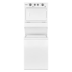 Whirlpool 27 in. Laundry Center with 3.5 cu. ft. Washer with 9 Wash Programs & 5.9 cu. ft. Electric Dryer & 4 Dryer Programs - White, , hires