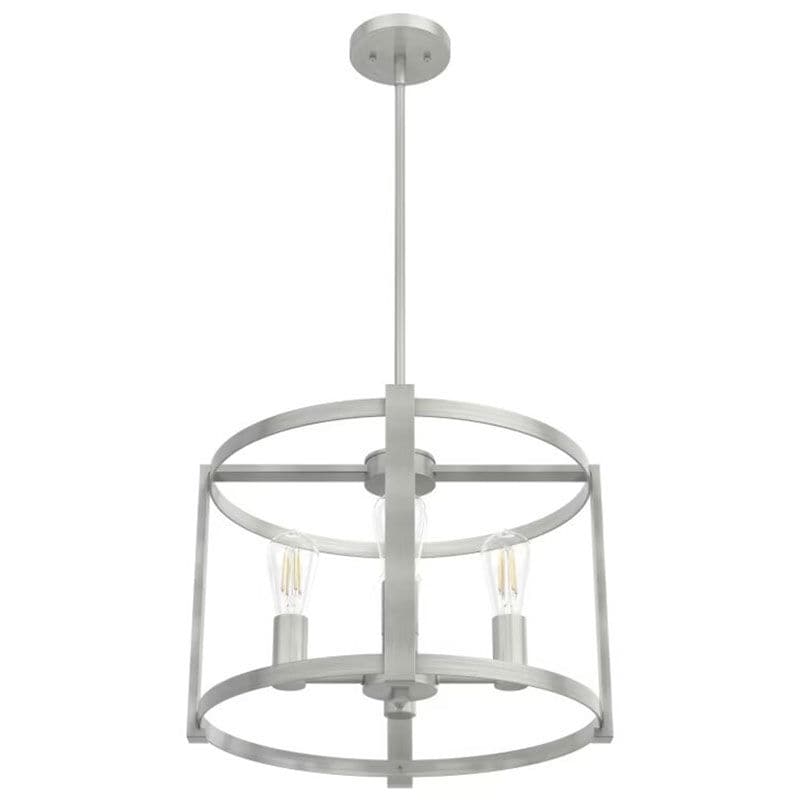 Hunter Astwood 18 in. 4-Light Chandelier - Brushed Nickel, , hires