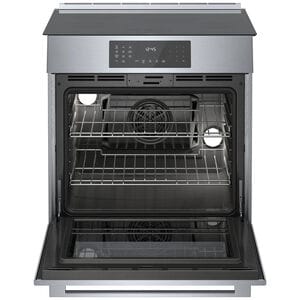 Bosch 800 Series 30 in. 4.6 cu. ft. True European Convection Slide-In Electric Range with 4 Induction Burners - Stainless Steel, , hires