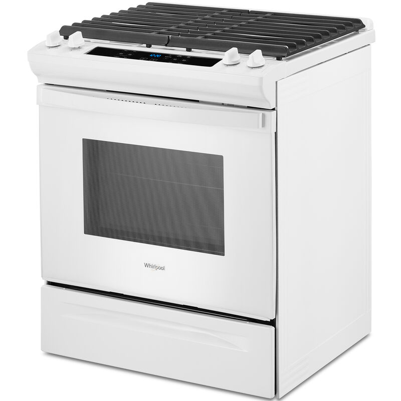 Whirlpool 30 in. 5.0 cu. ft. Oven Slide-In Gas Range with 4 Sealed Burners - White, White, hires