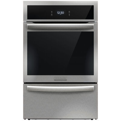Frigidaire Gallery 24 in. 2.8 cu. ft. Gas Wall Oven with True European Convection & Self Clean - Stainless Steel | GCWG2438AF