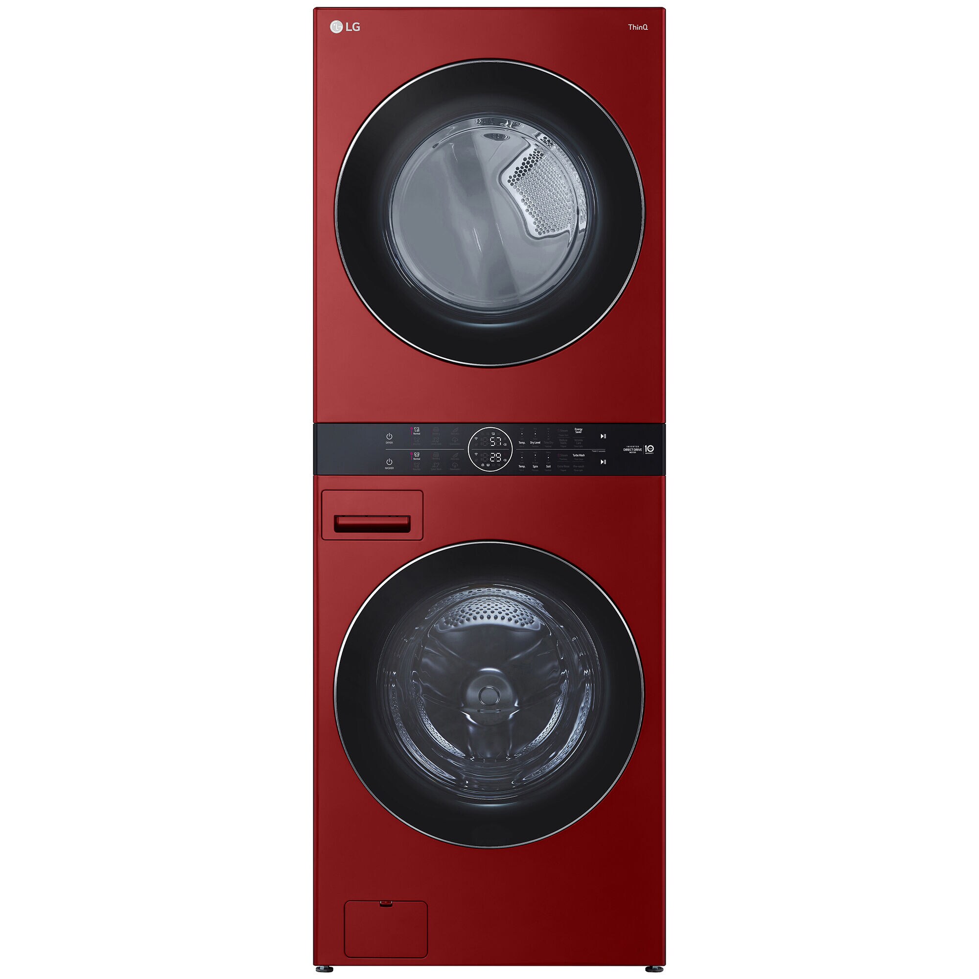 Lg tower washer and dryer gas top