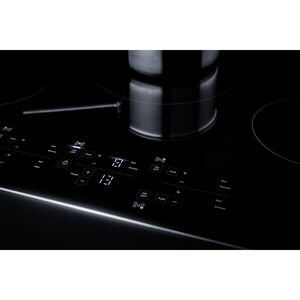 JennAir Oblivian Glass 30 in. 5-Burner Induction Cooktop with Power Burner - Black, , hires