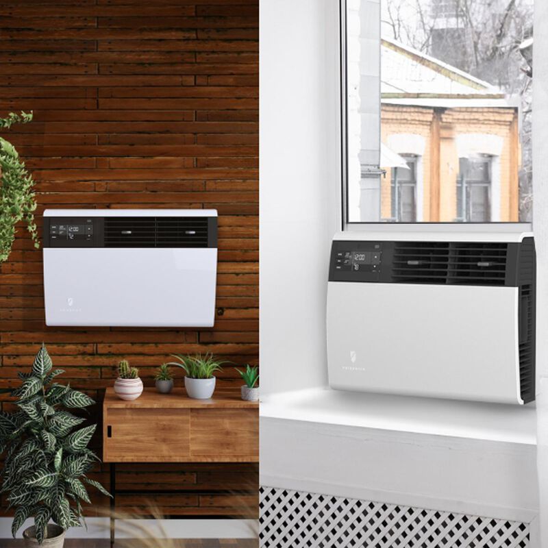 Friedrich Kuhl Inverter Series 12,600 BTU 230V Smart Window/Wall Air Conditioner with Heat Pump, 3 Fan Speeds, Remote Control - Cool Grey, , hires