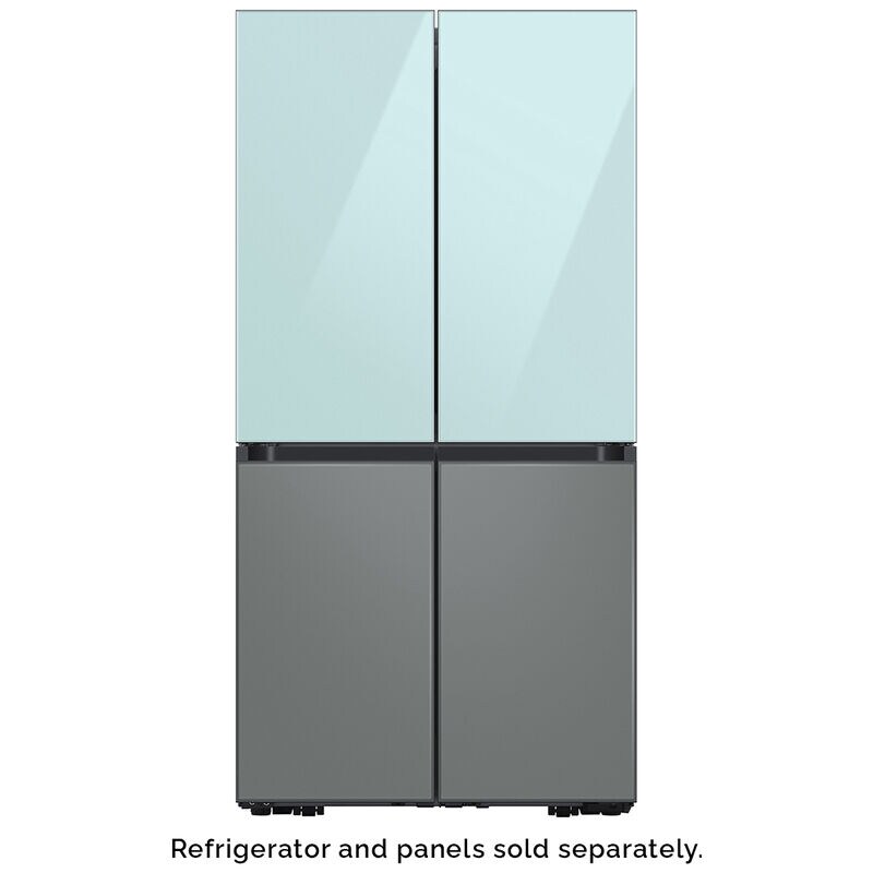 Samsung BESPOKE 4-Door Flex Top Panel for Refrigerators - Morning Blue Glass, , hires