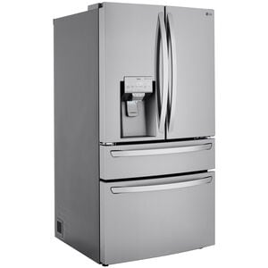 LG 36 in. 29.5 cu. ft. Smart 4-Door French Door Refrigerator with Ice & Water Dispenser - Stainless Steel, , hires