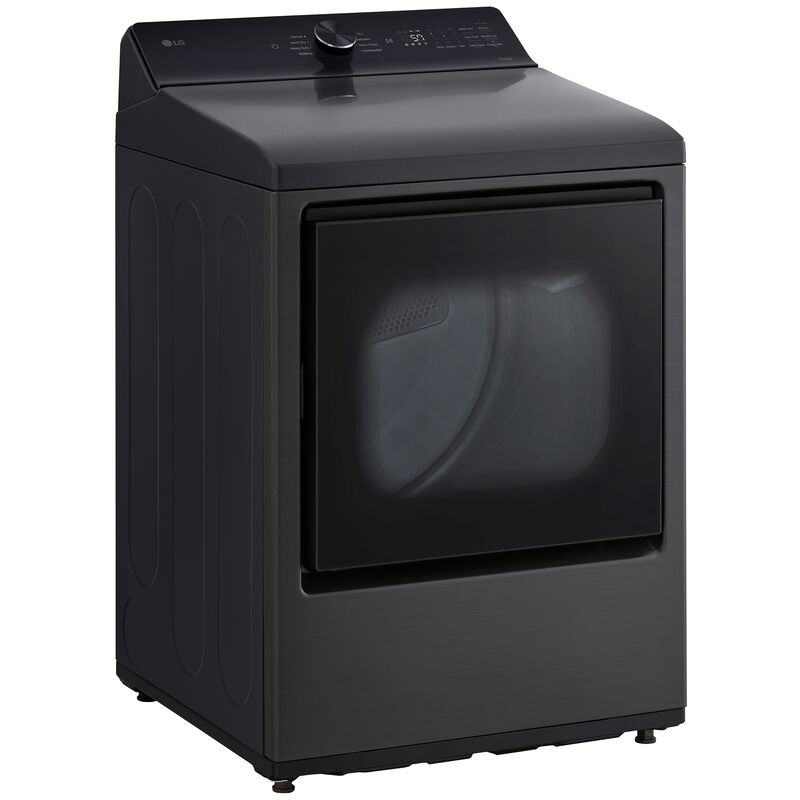 LG 27 in. 7.3 cu. ft. Smart Gas Dryer with AI Sensor Dry - Platinum Black, Platinum Black, hires