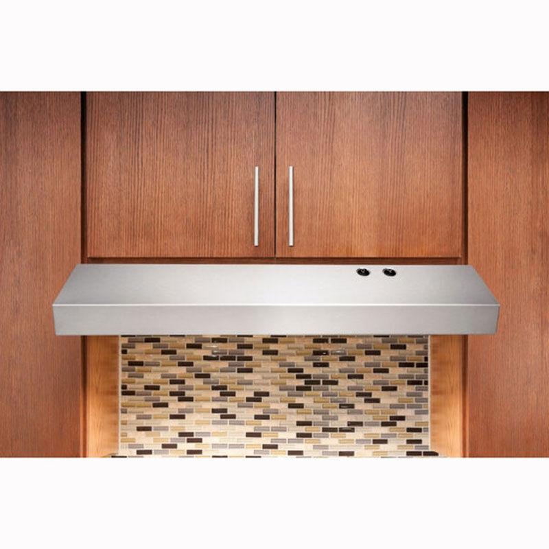 Frigidaire 30 in. Standard Style Range Hood with 2 Speed Settings, 220 CFM, Convertible Venting & 1 Incandescent Light - Stainless Steel, Stainless Steel, hires
