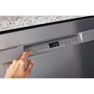 Maytag 24 in. Front Control Dishwasher with 50 dBa Sound Level & Pocket - Fingerprint Resistant Stainless, Fingerprint Resistant Stainless, hires