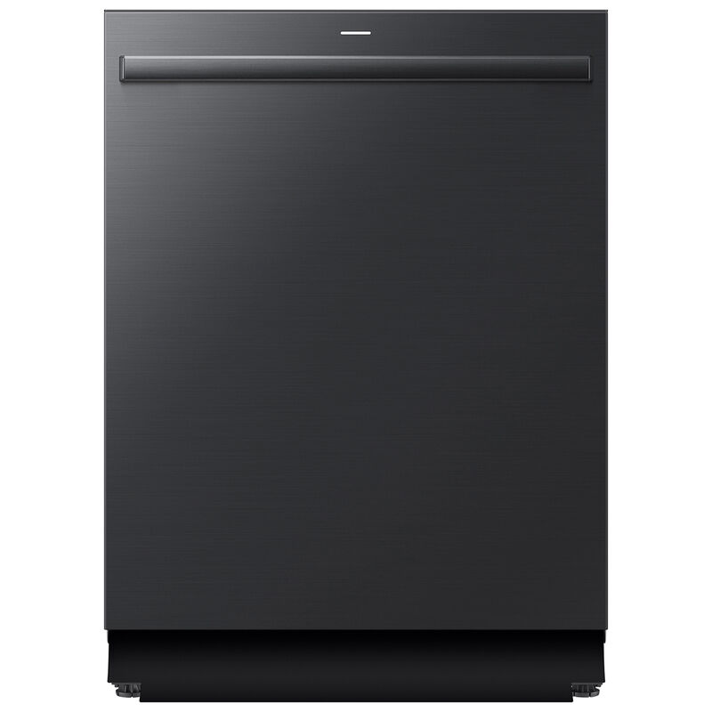 Samsung Bespoke 24 in. Top Control Flush-Mount Smart Dishwasher with 38 dBA Sound Level, 3rd-Rack & Smart Dry with AutoRelease Door Drying - Fingerprint Resistant Matte Black Steel, , hires