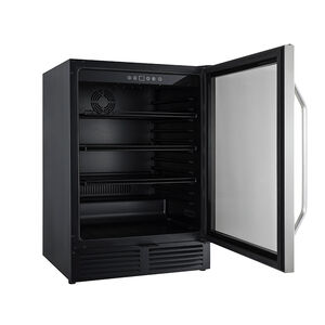 Avanti 24 in. 5.0 cu. ft. Built-In/Freestanding Beverage Center with Adjustable Shelves & Digital Control - Stainless Steel, , hires