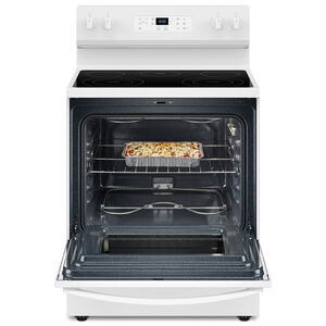 Whirlpool 30 in. 5.3 cu. ft. Freestanding Electric Range with 5 Radiant Burners - White, White, hires