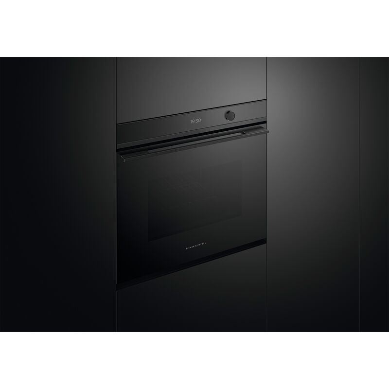 Fisher & Paykel Series 9 30 in. 4.1 cu. ft. Electric Smart Wall Oven With Self Clean - Black, , hires