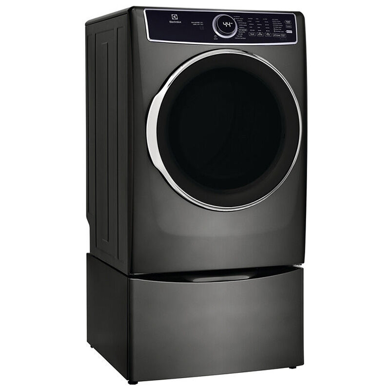 Electrolux 600 Series 27 in. 8.0 cu. ft. Stackable Electric Dryer with Balance Dry, Instant Refresh, Perfect Steam & Sanitize Cycle - Titanium, Titanium, hires