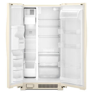 Whirlpool 33" 21.4 Cu. Ft. Side by Side Refrigerator with Filtered Ice & Water Dispenser - Biscuit, Biscuit, hires