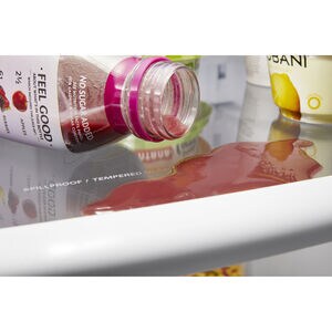 Whirlpool 33 in. 22.1 cu. ft. Bottom Freezer Refrigerator with Ice Maker - Black Stainless, Black Stainless, hires