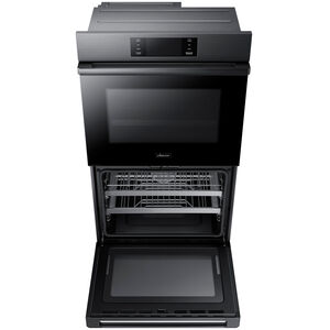 Dacor Contemporary 30 in. 9.6 cu. ft. Smart Top Control SteamElectric Double Wall Oven with Dual Convection - Graphite Stainless, , hires