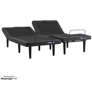 Tempur-Pedic TEMPUR-Ergo ProSmart Air 3.8 in. Split California King Size Adjustable Head and Foot Base with Massage Motion, , hires