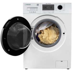 Equator Compact 24 in. 1.57 cu. ft. Stackable Front Load Washer with Pet & Sanitize Cycle - White, , hires