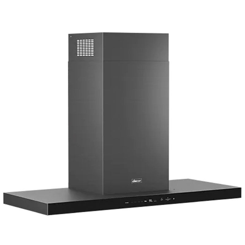 Dacor 48 in. Chimney Style Smart Range Hood with 4 Speed Settings, 1200 CFM & 1 LED Light - Graphite Stainless, , hires