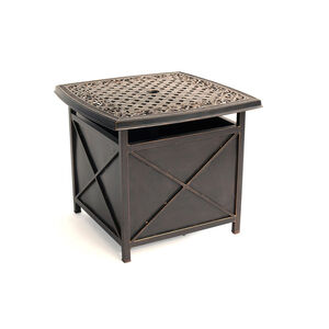 Hanover Traditions Umbrella Side Table-Bronze, , hires