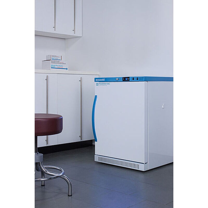 Summit Pharma-Vac Series 24 in. 6.0 cu. ft. Compact Freezerless Refrigerator for Medical Use - White, , hires