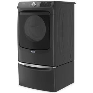 Maytag 27 in. 7.3 cu. ft. Front Loading Gas Dryer with 10 Dryer Programs, 7 Dry Options, Wrinkle Care & Sensor Dry - Volcano Black, , hires