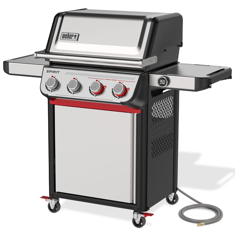 Weber Spirit SP-425 4-Burner Natural Gas Grill with Sear Burner - Stainless Steel, , hires