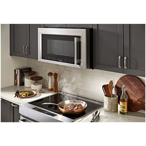 KitchenAid 30 in. 1.9 cu. ft. 1200W Over-the-Range Microwave with 400 CFM, Convection & Sensor Cooking - Stainless Steel, , hires