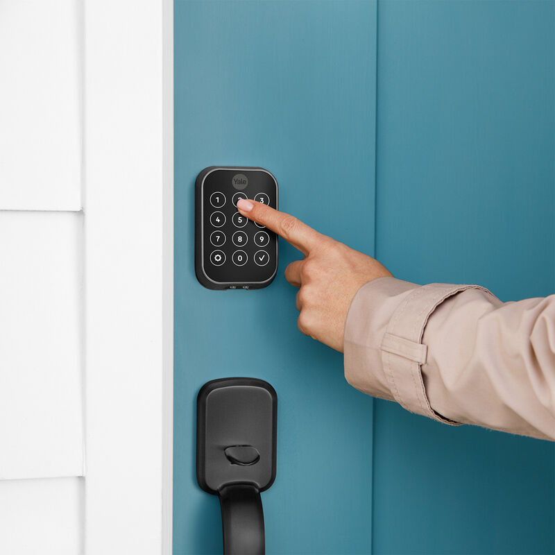Yale - Assure Lock 2, Key-Free Touchscreen Lock with Bluetooth Black Suede, , hires