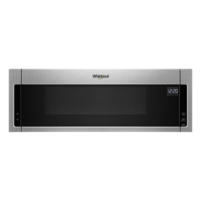 Whirlpool 30" 1.1 Cu. Ft. Over-the-Range Microwave with 10 Power Levels & 400 CFM - Heritage Stainless Steel | WML55011HS
