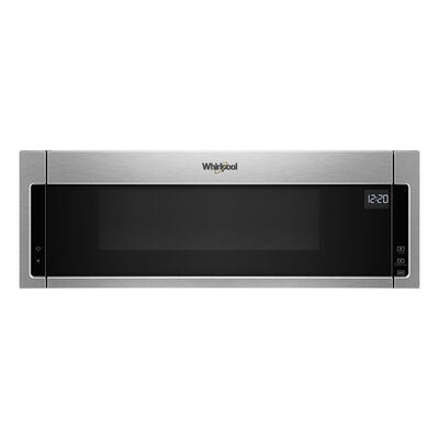 Whirlpool 30" 1.1 Cu. Ft. Over-the-Range Microwave with 10 Power Levels & 400 CFM - Heritage Stainless Steel | WML55011HS
