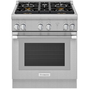 Thermador Pro Harmony Professional Series 30 in. 4.6 cu. ft. Convection Oven Freestanding Gas Range with 4 Sealed Burners - Stainless Steel, , hires