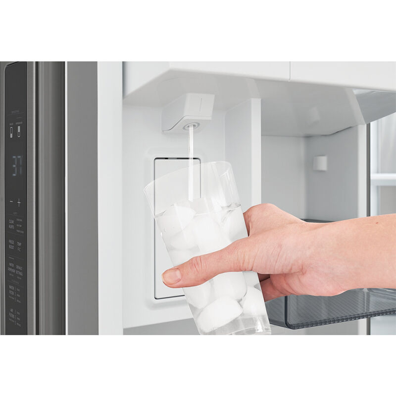 Frigidaire Professional 36 in. 23.3 cu. ft. Counter Depth French Door Refrigerator with Internal Water Dispenser - Stainless Steel, , hires