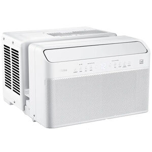 Midea 8,000 BTU 115V U-Shaped Smart Energy Star Window Air Conditioner with Inverter, 3 Fan Speeds, Sleep Mode & Remote Control - White, , hires