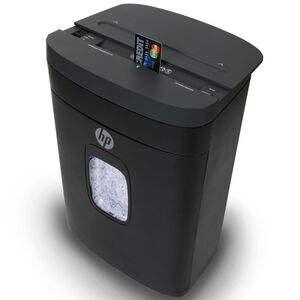 HP Microcut 14-Sheet Shredder - Black, , hires