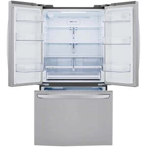 LG 36 in. 28.7 cu. ft. Smart French Door Refrigerator with Ice Maker - Stainless Steel, , hires