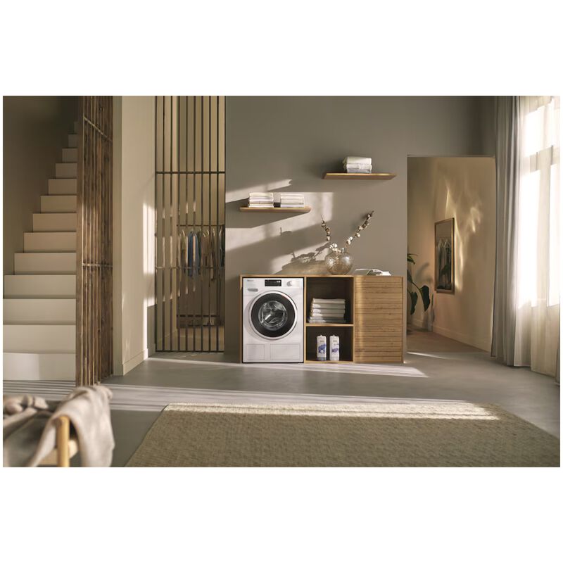 Miele 24 in. 2.26 cu. ft. Smart Stackable Front Load Washer with Sanitize & Steam Cycle - Lotus White, , hires