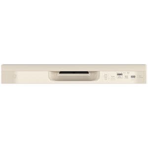 GE 24 in. Front Control Flush-Mount Dishwasher with 55 dBa Sound Level, Dry Boost & Pocket Handle - Bisque, Bisque, hires