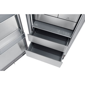 Dacor 30 in. 17.6 cu. ft. Built-in Smart Double-Drawers Upright Freezer with Ice-Maker - Custom Panel Ready, , hires